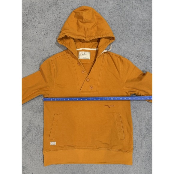 Kimes Ranch Hoodie Women's M Orange Long Sleeve Pullover Hoodie Sweatshirt - Picture 3 of 11